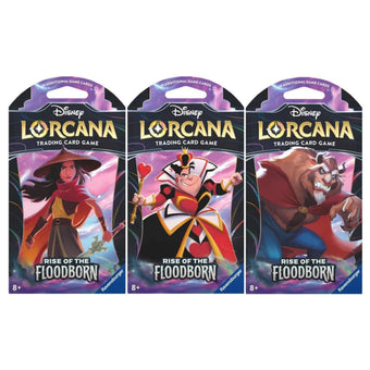 compare product Disney Lorcana Rise of the Floodborn Sleeved Booster Pack