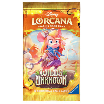 compare product Disney Lorcana Wilds Unknown Booster Pack