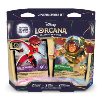 compare product Disney Lorcana Wilds Unknown Buzz Lightyear & Elastigirl Two-Player Deck