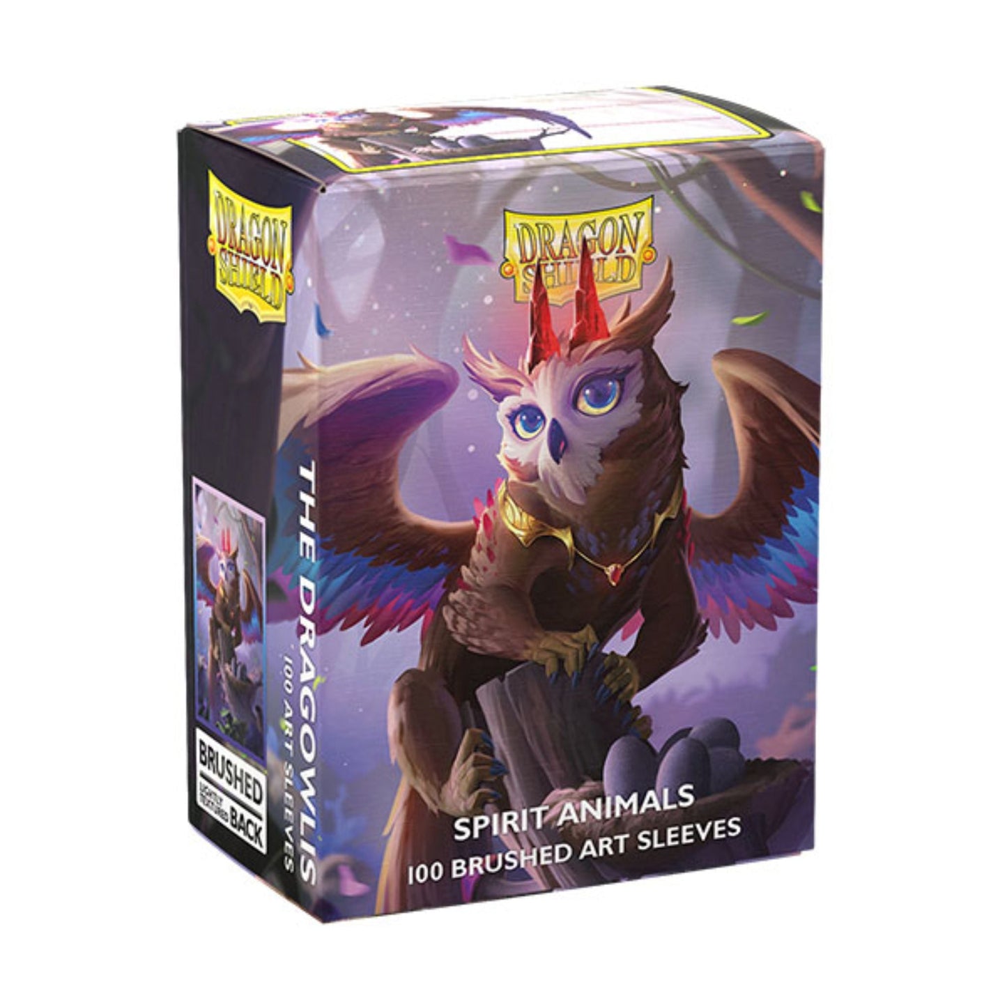 Dragon Shield Standard Brushed Spirit Animals Dragowlis Deck Protector Card Sleeves