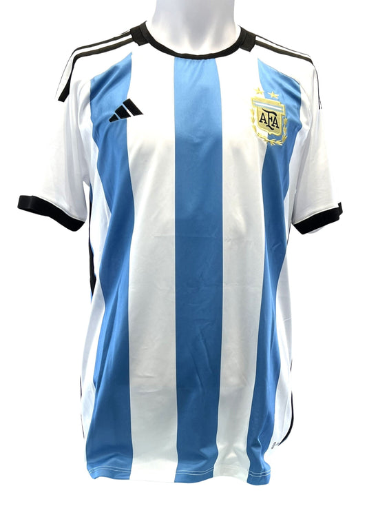 Lionel Messi #10 Autographed Argentina National Team Adidas Jersey
