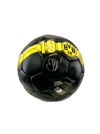 compare product Erling Haaland Autographed Borussia Dortmund Soccer Ball
