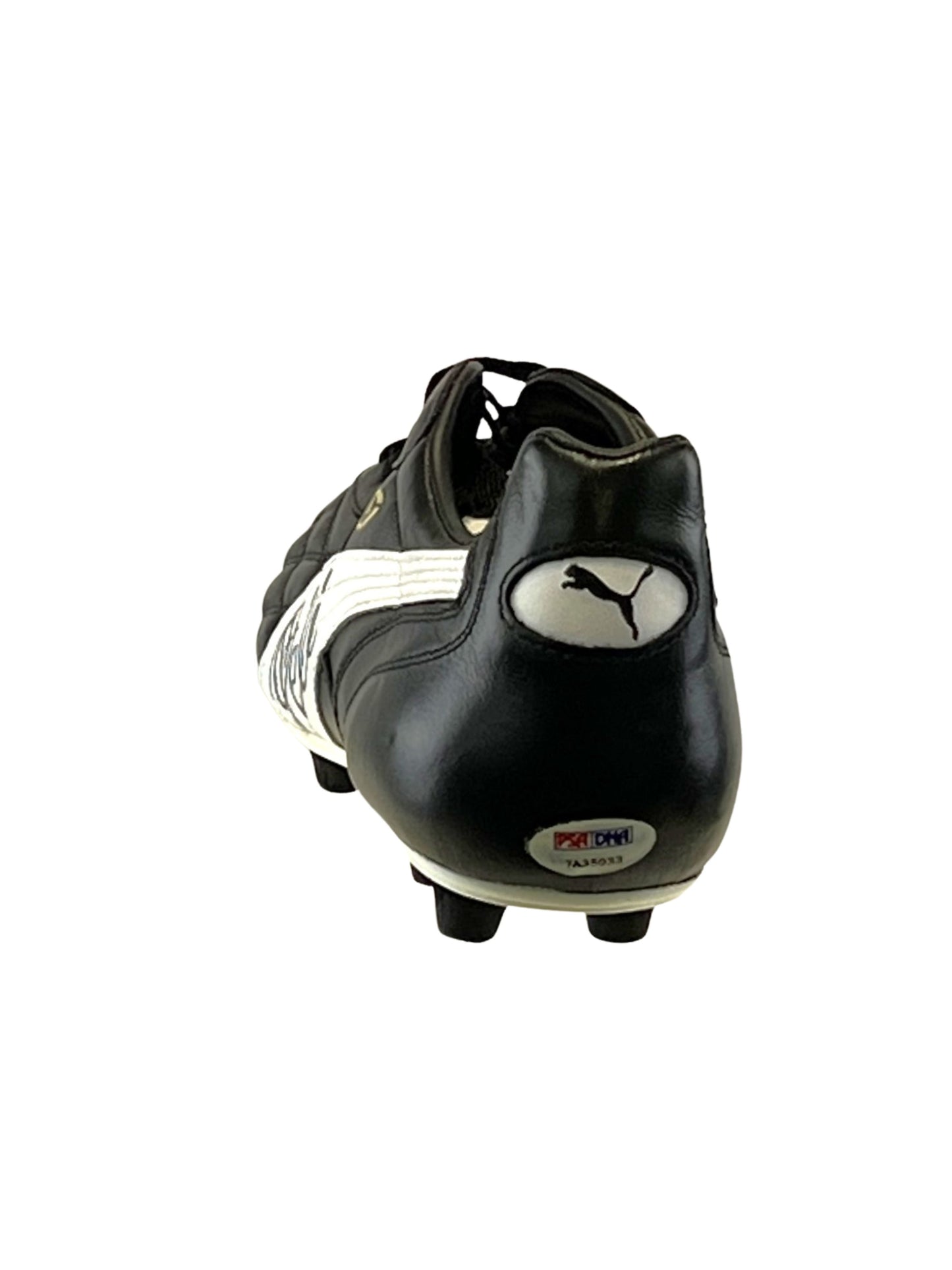 Pele Autographed Black Puma King Soccer Cleat