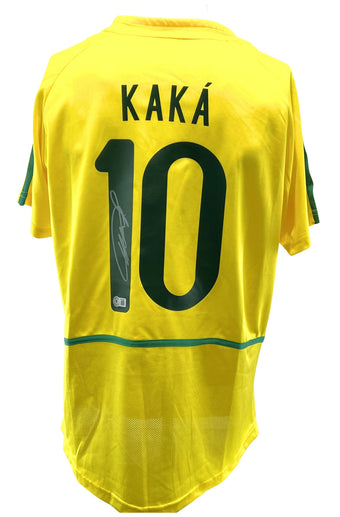 compare product Kaka #10 Autographed Nike Brazil National Team Soccer Jersey