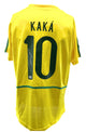 Kaka #10 Autographed Nike Brazil National Team Soccer Jersey