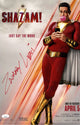 Zachary Levi Autographed Shazam 28cm x43cm Photo JSA