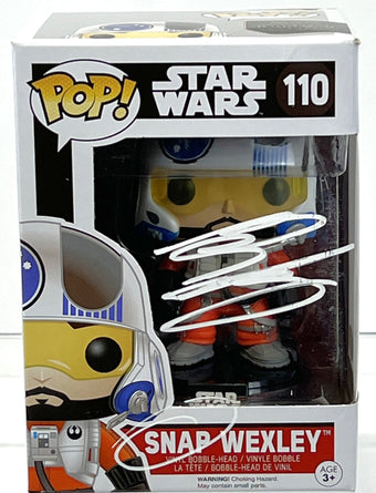 compare product Greg Grunberg Autographed Star Wars Snap Wexley Funko POP #110 JSA