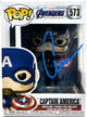 Chris Evans Autographed Captain America Avengers: Endgame Funko POP #573