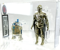 Star Wars R2-D2 Sensorscope 1977 G.M.F.G.I. UKG 75 *SW061856* * Star Wars C-3PO R/Limbs 1982 L.F.L. No Coo UKG 85 *SW061857*