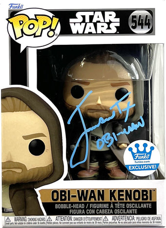 compare product James Arnold Taylor Autographed Star Wars Obi-Wan Kenobi Funko POP #544 JSA