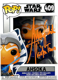 Ashley Eckstein Autographed Star Wars Ahsoka Funko POP #409 JSA - White