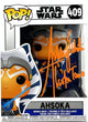 Ashley Eckstein Autographed Star Wars Ahsoka Funko POP #409 JSA - White