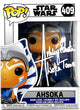 Ashley Eckstein Autographed Star Wars Ahsoka Funko POP #409 JSA - White
