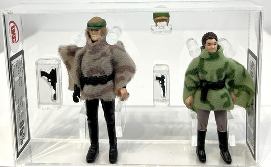 Star Wars Luke Skywalker Battle Poncho 1985 L.F.L. UKG 90 *SW061969* & Star Wars Princess Leia Battle Poncho 1984 L.F.L. UKG 90 *SW061968*