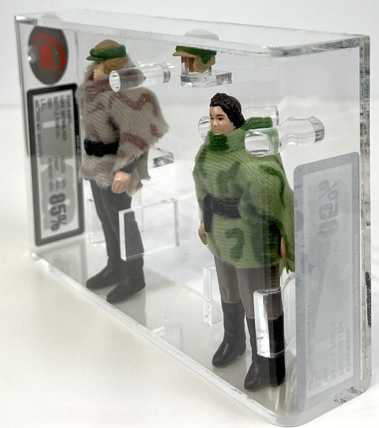 Star Wars Luke Skywalker Battle Poncho 1985 L.F.L. UKG 90 *SW061969* & Star Wars Princess Leia Battle Poncho 1984 L.F.L. UKG 90 *SW061968*