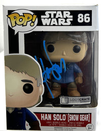 Harrison Ford Autographed Star Wars Han Solo (Snow Gear) Funko POP #86 Beckett