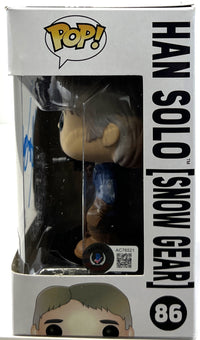 Harrison Ford Autographed Star Wars Han Solo (Snow Gear) Funko POP #86 Beckett
