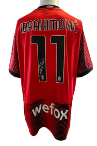 Zlatan Ibrahimovic #11 Signed Puma AC Milan Modern Home Jersey