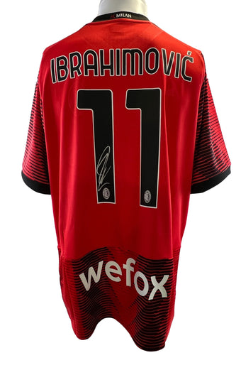 compare product Zlatan Ibrahimovic #11 Signed Puma AC Milan Modern Home Jersey