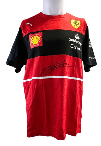 compare product Charles Leclerc Signed Ferrari Formula 1 Puma Shirt