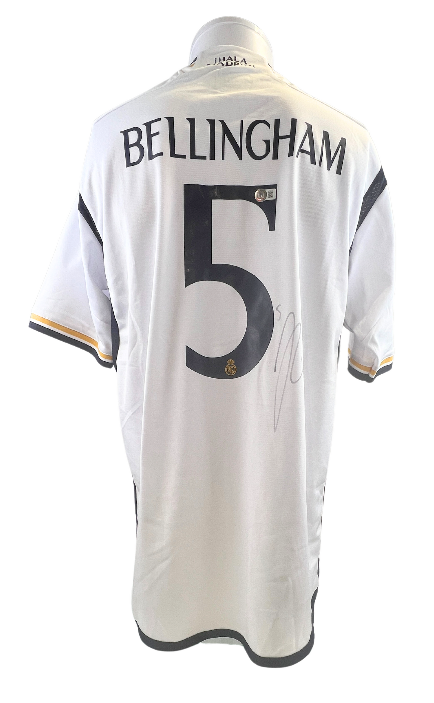 Jude Bellingham #5 Autographed 2023/24 Real Madrid Home Jersey