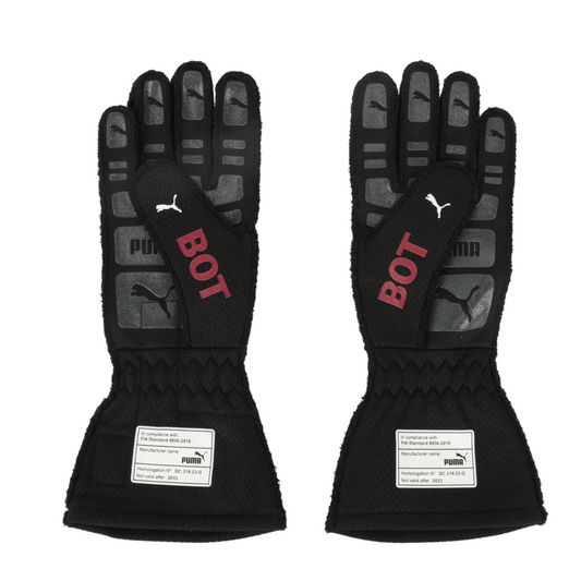 Valtteri Bottas Autographed 2023 Alfa Romeo Mexico Grand Prix Race Used Formula 1 Gloves
