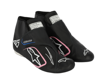 compare product Pierre Gasly Autographed 2023 BWT Alpine Abu Dhabi Grand Prix Race Used Formula 1 Boots