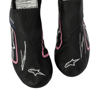 Pierre Gasly Autographed 2023 BWT Alpine Abu Dhabi Grand Prix Race Used Formula 1 Boots