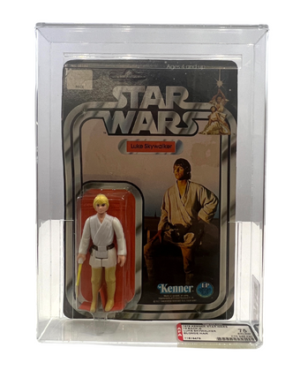compare product Star Wars Luke Skywalker 1978 Kenner 12 Back-B Unpunched Figure AFA 75 *11619476*