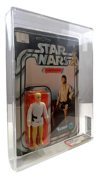 Star Wars Luke Skywalker 1978 Kenner 12 Back-B Unpunched Figure AFA 75 *11619476*