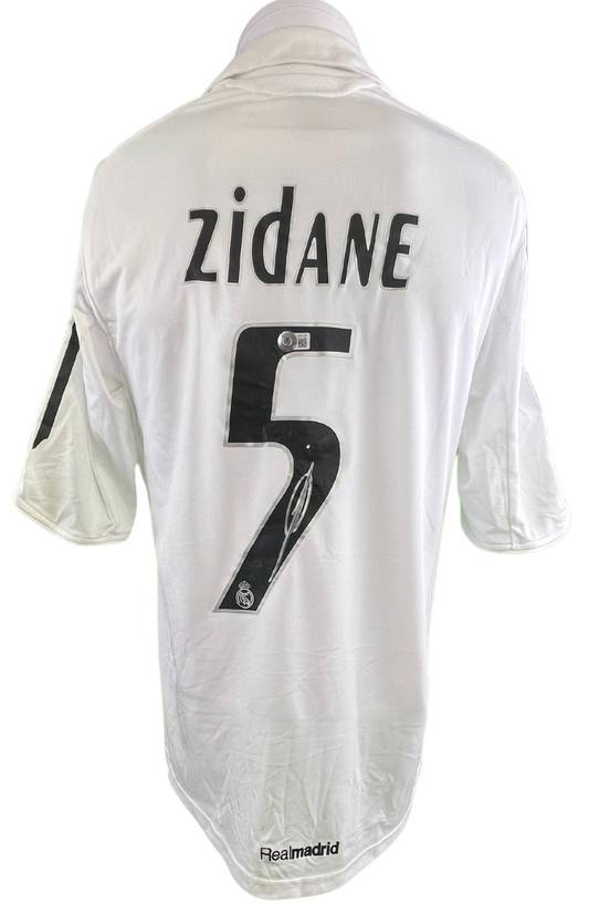 Zinedine Zidane #5 Autographed Adidas Real Madrid Authentic Jersey
