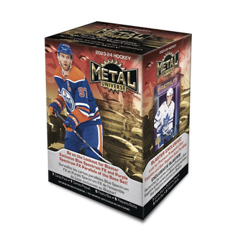 compare product 2023-24 Upper Deck Skybox Metal Universe Hockey Blaster 20 Box Case