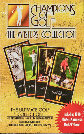 compare product 1998 Champions of Golf The Masters Collection Box Set *Tiger Woods*