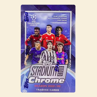 compare product 2021-22 Topps Chrome Stadium Club UEFA Champions League Hobby Box