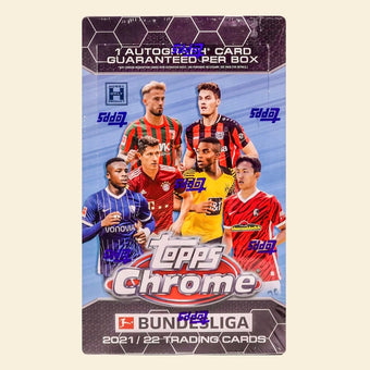 compare product 2021-22 Topps Chrome Bundesliga Soccer Hobby Box