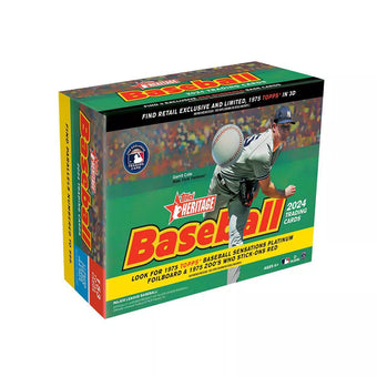 compare product 2024 Topps Heritage Baseball Mega (20 Box Case)