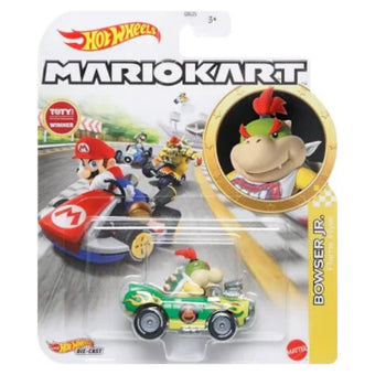 compare product Hot Wheels Mario Kart Bowser Jr. Flame Flyer Replica Die-Cast
