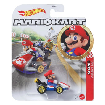compare product Hot Wheels Mario Kart Mario Standard Kart Replica Die-Cast