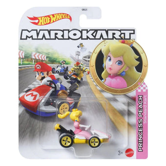 compare product Hot Wheels Mario Kart Princess Peach Standard Kart Replica Die-Cast