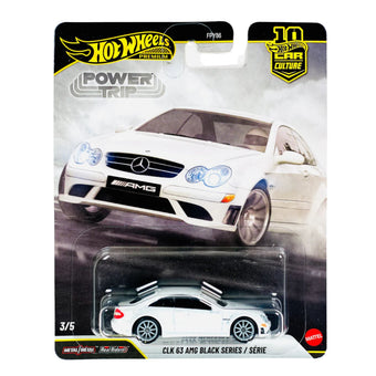 compare product Hot Wheels Premium Culture Car Power Trip 2008 Mercedes-Benz CLK 63 AMG Black Series