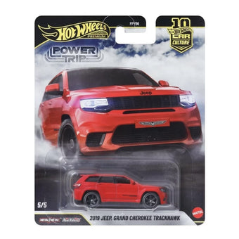 compare product Hot Wheels Premium Culture Car Power Trip 2019 Jeep Grand Cherokee Trackhawk