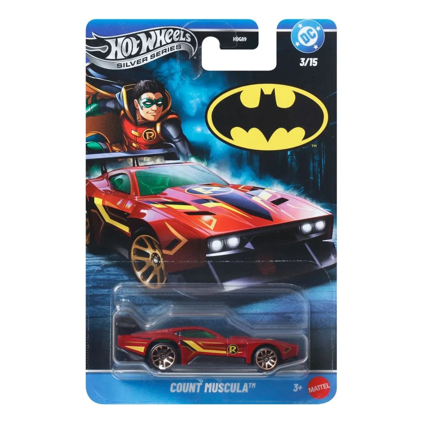 Hot Wheels Silver Series Batman Count Mascula