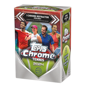 compare product 2024 Topps Chrome Tennis Blaster Box