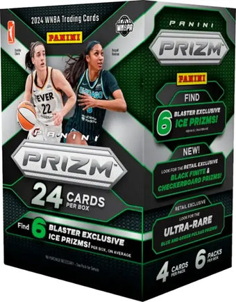 compare product 2024 Panini Prizm WNBA Blaster Box (Ice Prizms)