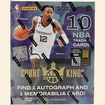 compare product 2022 Panini Court Kings Basketball Hobby Box