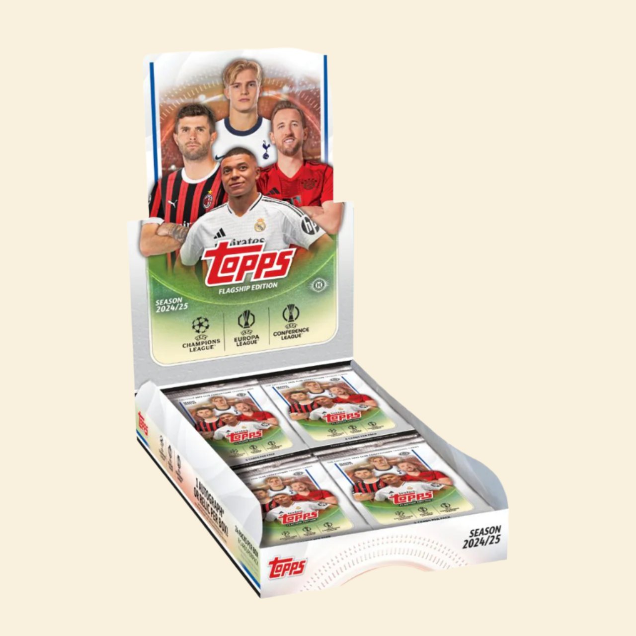 2024-25 Topps UEFA Club Competitions Soccer Hobby Box