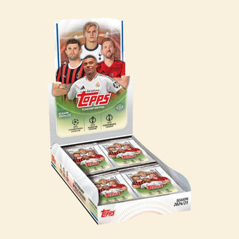 compare product 2024-25 Topps UEFA Club Competitions Soccer Hobby Box