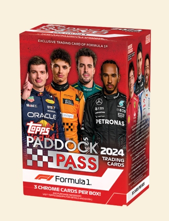 compare product 2024 Topps Paddock Pass Formula 1 Racing Blaster Box