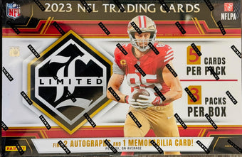 compare product 2023 Panini Limited Football Hobby Box
