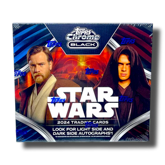 compare product 2024 Topps Star Wars Chrome Black Hobby Box